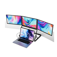 Moniteur d'extension d'écran d'ordinateur portable de 15.6 pouces Moniteur d'ordinateur de jeu multi-écran LCD portable Écran IPS Moniteur portable de voyage