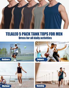 Men's Workout Tank <b>Tops</b> Sleeveless <b>Mesh</b> Muscle Gym Shirt Quick Dry - Product Image 5