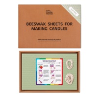 Fabricante de Kits para Hacer Velas DIY para Niños, Gama de Colores Azules de Más de 48 Colores de Lujo, Juguete Educativo Sotacandlemarket 41x26 cm