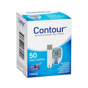 Bayer Contour Teststrip 2 Verpakkingen Van 100 (50X2) Teststrips Met 1 Pak Softclix Lancet 200