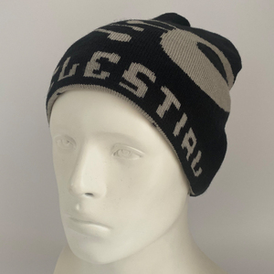 หมวกบีนนี่แบบกลับด้านได้สำหรับทุกเพศผ้าโพลีเอสเตอร์/ ผ้าฝ้ายถักแจ็คการ์ดสำหรับฤดูหนาวปักโลโก้ได้ตามต้องการ3D - Product Image 6