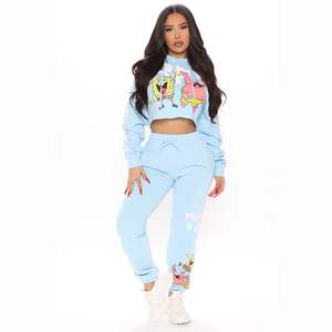 เสื้อวอร์มแขนยาวมีฮู้ดของผู้หญิง,เสื้อวอร์มฤดูหนาวแบบครอปพร้อมฮู้ดที่ระเหิดทันสมัย - Product Image 5