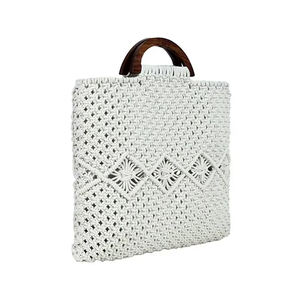 Sac fourre-tout classique fabriqué à la main avec poignées en bois Design superbe qualité standard - Product Image 1