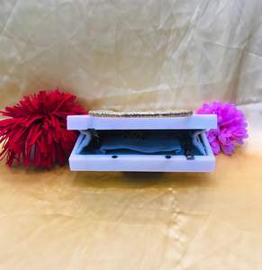 Designer Ladies Satin Lining Resin <b>Clutch</b> <b>Bag</b> Handcrafted Cost-Effective Fashion Evening <b>Bags</b> for <b>Weddings</b> Parties - Product Image 4