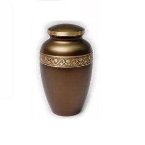 Gran oferta de urna de cremación de Metal, juego de dos urnas funerarias hechas a mano al por mayor, urna de cremación de tamaño personalizado de alta calidad - Product Image 4