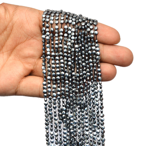 Cuentas de Terahercios AAA+ de 3mm-4mm, Facetadas, Tipo Moneda, Piedras Preciosas Semipreciosas Naturales de Terahercios, Cuentas Sueltas de Fantasía para la Fabricación de Joyas - Product Image 4