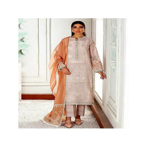 Eid Collection Pakistanaise Salwar Kameez Robes de Pelouse Femmes Shalwar Kameez Pakistanaise Inde et Pakistan Robe - Product Image 6