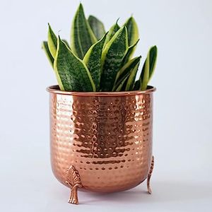 Florero de Metal de diseño hecho a mano con soporte, decoración saludable para el hogar y el jardín, Material de latón de aluminio, directo del fabricante - Product Image 4