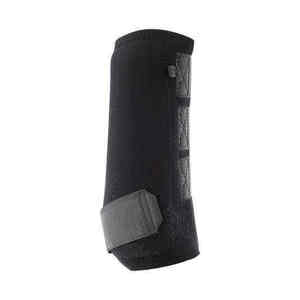 Bottes de brossage de cheval en cuir verni de qualité supérieure en cuir avec peau de mouton synthétique - Product Image 4