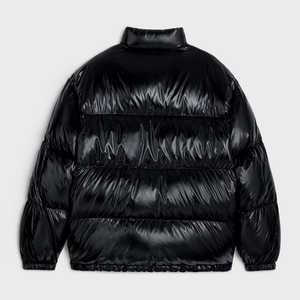 Chaqueta Safari Ligera para Hombre, de Poliéster/Spandex, Cortavientos, Cuello Alto, Acolchada, Brillante, con Cierre, Gruesa, para Invierno - Product Image 2