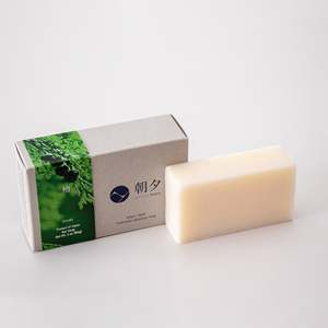 Natural Hinoki Body <b>Soap</b> - 1 Bar, 85g, Cold Press - Product Image 3