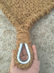 Voile d'ombrage en fibre de coco Eco2go Vietnam - Rideau extérieur occultant en fibre de coco 100% naturelle - Product Image 3