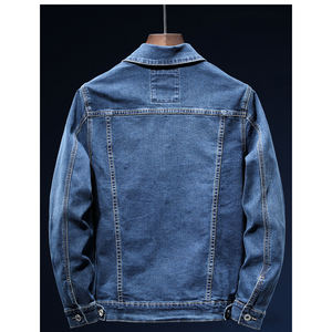 Vente en gros Veste en jean pour hommes Logo personnalisé Streetwear Style Vintage Wash OEM/ODM disponible Vestes pour hommes - Product Image 5