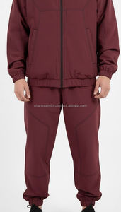 Conjunto Deportivo Cortavientos para Toda Temporada, Resistente al Agua, Mezcla de Poliéster y Nailon, Informal, para Correr al Aire Libre - Product Image 4