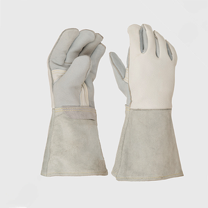 ถุงมือช่างเชื่อมถุงมือหนังวัวทนความร้อนถุงมือเชื่อมอาร์กอน - Product Image 4