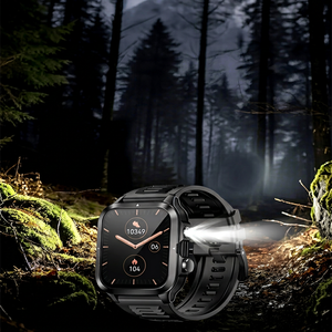 Reloj Inteligente Sower KT89 con Pantalla Táctil IPS de 1.96 Pulgadas, Resistente al Agua 3ATM, con Linterna, Monitor de Ritmo Cardíaco, para Seguimiento de Actividad Física Unisex - Product Image 3