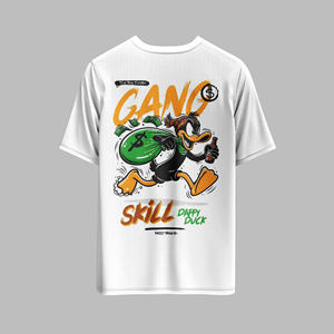 Camiseta de Algodón Grueso para Hombre, Estilo Urbano, Talla Grande, Precio al por Mayor, OEM - Product Image 3