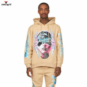 High Quality <b>Waterproof</b> Custom Sweatsuit Jogger Set Sweat <b>Suit</b> <b>Men</b> Sweatpants and Hoodie Set - Product Image 4