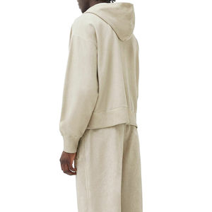 Sudadera con Capucha y Cremallera para Hombre, Diseño Nuevo, Duradera, Cómoda, Ajustada, Ropa Casual para Hombre, Sudadera con Capucha y Hombros Caídos de Pakistán - Product Image 2