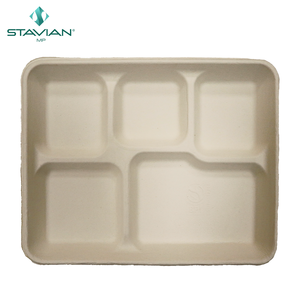 Plateau à 5 compartiments Service OEM entièrement sûr pour le micro-ondes Vaisselle étanche pour la sécurité alimentaire - Product Image 2