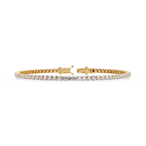 Fabulous 18K <b>Gold</b> Lab Grown Diamond Bracelet & <b>Bangle</b> - Product Image 4