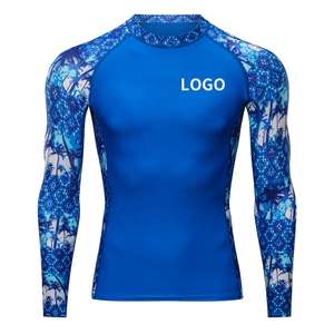 เสื้อเชิ้ตป้องกันผดผื่นสำหรับผู้ชายผ้าสแปนเด็กซ์ระบายอากาศสำหรับเล่นเซิร์ฟดำน้ำ - Product Image 4