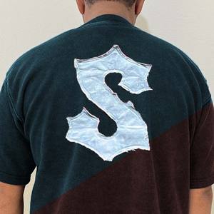 Fabricants de vêtements OEM Crew Fitness 100% coton 280g T-shirt décontracté avec logo de marque imprimé lourd pour hommes - Product Image 2