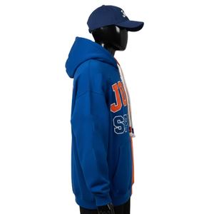 Sudadera con Capucha y Cremallera para Mujer, Tejido Grueso de 320 GSM, Algodón y Poliéster, Paneles de Bloques de Color, Logotipo Bordado Personalizado, Sudadera Básica con Cremallera - Product Image 3