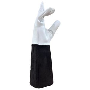 Guantes de soldadura de cuero forrado de doble aislamiento resistente al calor extremo para soldadores Mig Tig - Product Image 5