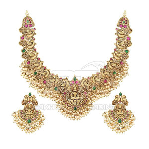 Conjunto de Joyas de Boda 2026 para Mujer, Collar y Aretes de Cristal, Conjunto de Joyas de Novia de Lujo, Collar y Aretes Chapados en Oro - Product Image 1