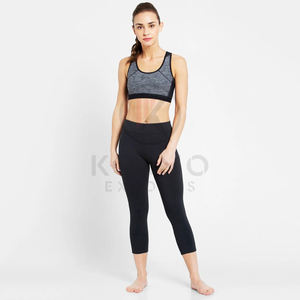 Sujetador deportivo de LICRA/poliéster transpirable de alta calidad para mujer, características de secado rápido antibolitas para Yoga Fitness, la mejor venta al por mayor - Product Image 4
