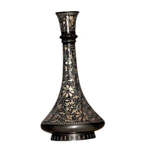 กระถางดอกไม้โลหะพร้อมขัด,แจกันดอกไม้เหล็กชุบสำเร็จแบบอินเดีย - Product Image 6