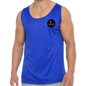 Custom Brand Sleeveless Tank Tops Personalized Cotton Polyester Dry Cool Fitness Singlet <b>Ribbed</b> Plain Gym Summer Sportswear <b>Men</b> - Product Image 6