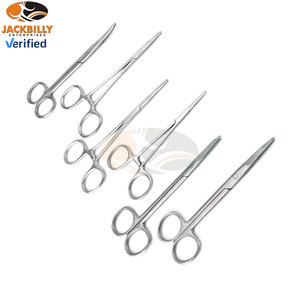 JACKBILLY Kit d'instruments chirurgicaux de base de haute qualité, 13 pièces, pinces, ciseaux, porte-aiguilles, outils en acier inoxydable, manuel CE - Product Image 6