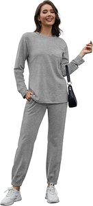 Ensemble de survêtement en velours respirant 2 en 1 pour femmes automne athlétique motif solide pantalon de survêtement à capuche zippé avec logo rayé - Product Image 4