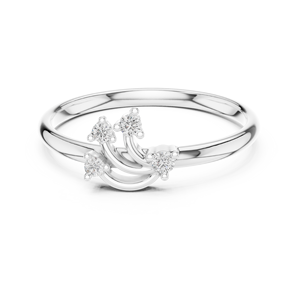 Jewels 14K Solitaire Diamond Bague de fiançailles pour cadeau de proposition - Product Image 3