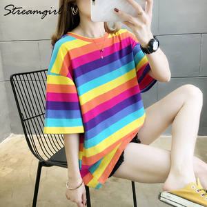 Camiseta lisa informal básica para mujer, camiseta personalizada de cuello redondo, camiseta de manga corta, publicidad en blanco, venta al por mayor - Product Image 1