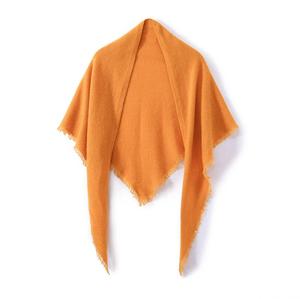 Chal de Lana Cálido con Flecos Ecológico para Mujer, Nuevo Modelo de Invierno, Venta al Por Mayor del Fabricante - Product Image 4