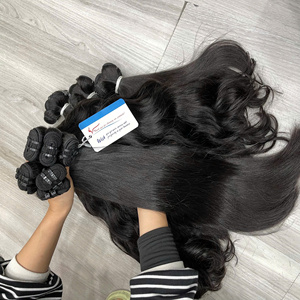 Gran Stock de Cabello Virgen Liso en Paquetes Dobles, Cutícula Alineada, Sin Enredos, Sin Caída, Se Puede Teñir y Decolorar - Product Image 2