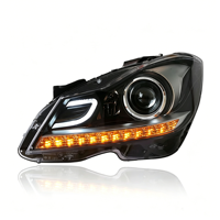 Kit de modernisation de phares projecteurs LED DRL et clignotants séquentiels 12V Neuf 6000K pour Mercedes Classe C W204 C180/C200/C260