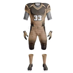 Kit de football américain pour jeunes avec coussinets légers et maillot flexible pour un mouvement facile - Product Image 2