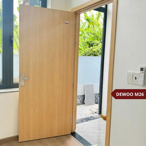 Dewoo personalizable WPC puerta Interior calidad polímero compuesto de madera apertura Manual moderna gran valor fabricante de Vietnam - Product Image 1