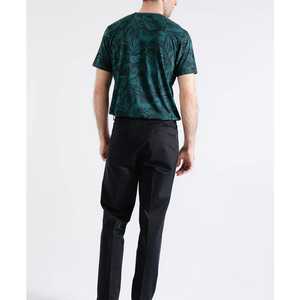 2024 hombres verano Modal suave manga corta Camiseta 2024 nuevo estilo diseño impreso algodón venta al por mayor logotipo personalizado 100% algodón camiseta - Product Image 4