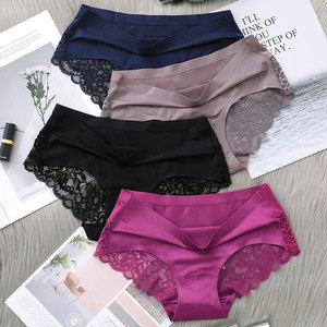 Conjunto de Ropa Interior Sexy para Mujer, de Nailon y Elastano, sin Costuras, Sujetador sin Varillas y Braguita de Bikini, de Talle Bajo, Secado Rápido y Transpirable - Product Image 5