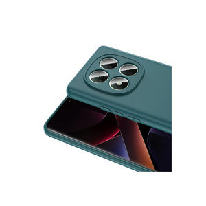Coque en silicone liquide Netzy 5G 4G Poco X7 Premium antichoc, toucher doux, coque arrière électroplaquée, finition spéciale doublée - Product Image 6