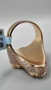 Iced Out Princess Cut Cross Diamond Custom Bust Down Hip Hop Anillo de campeón para hombres Diamantes de moissanita tachonados 14kt Oro amarillo - Product Image 4