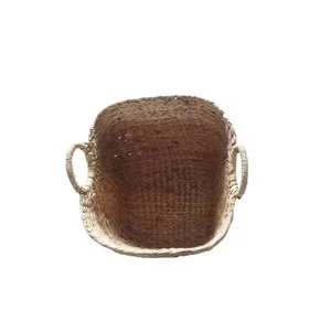 Organisateur multifonction durable de jacinthe d'eau naturelle vintage vente en gros grands bacs de rangement carrés 3 boîtes de rangement bacs - Product Image 4