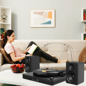 Âm Thanh Tốt Hệ Thống Nhà Nhiều Chức Năng Núm Âm Nhạc USB/TF Ghi Âm 20W All-In-One Bàn xoay Máy Nghe Nhạc Với Bên Ngoài Loa - Product Image 4