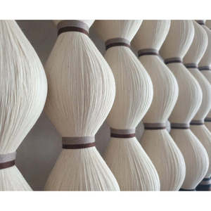 Tapisserie d'art textile moderne DUNAS DEL DESIERTO, magnifique suspension murale asymétrique en corde, style mexicain pour la maison - Product Image 4