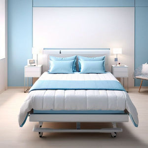 Para certificado 100% algodón TPU laminado impermeable colchón Protector 30 tela cuenta elástico ajustado bordes acolchado liso - Product Image 2